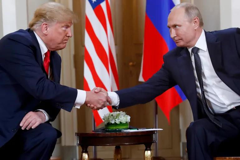 Vladimir Putin and Donald Trump